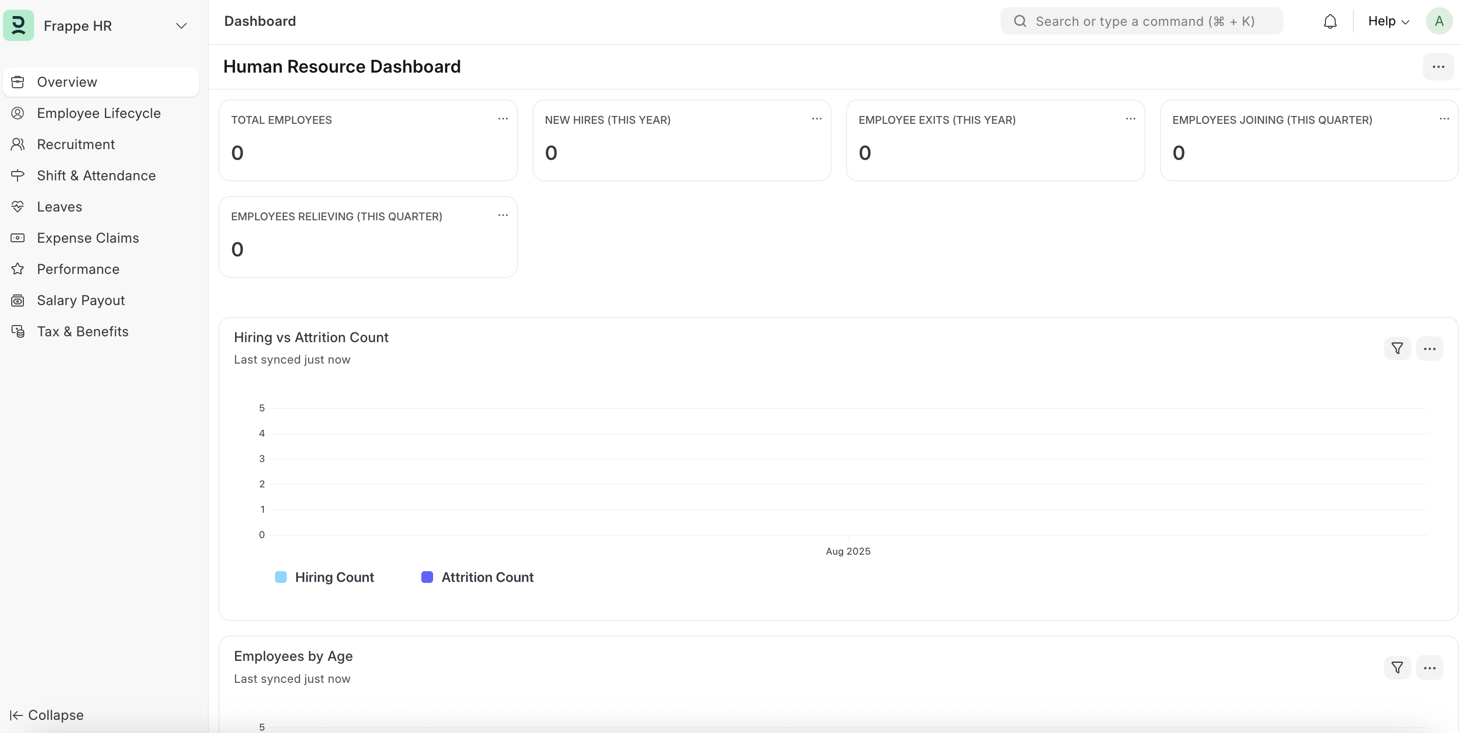 HR & Payroll Dashboard